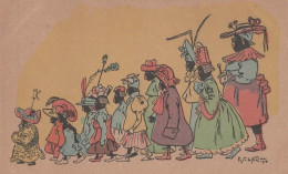 Delcampe - CPA R. DE LA NEZIERE - Illustration Orientaliste - Colonial - Défilé - Vers 1904 - Sonstige & Ohne Zuordnung