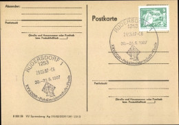 Delcampe - CPA Schach, Stempel: Rüdersdorf, XXV. DDR-Pokalmeisterschaft-Finale, 1987 - Sonstige & Ohne Zuordnung