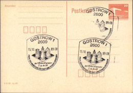 Delcampe - Entier Postal CPA Güstrow, Schach, 30. Schachturnier 1988, Pokal D. Ministers F. Post- U. Fernmeldewesen - Sonstige & Ohne Zuordnung
