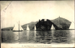 Delcampe - CPA Donostia San Sebastian Baskenland, Regatas De Balandros - Sonstige & Ohne Zuordnung