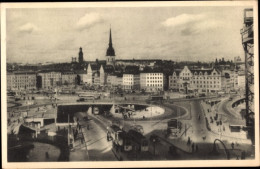 Delcampe - CPA Stockholm Schweden, Slussen, Blick Auf Die Stadt - Schweden