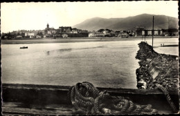 Delcampe - CPA Hondarribia Fuenterrabia Baskenland, Vu De La Pointe D'Hendaye - Sonstige & Ohne Zuordnung