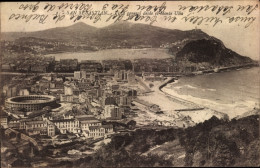Delcampe - CPA Donostia San Sebastian Baskenland, Vista General Desde El Monte Ulia - Sonstige & Ohne Zuordnung