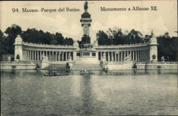 Delcampe - CPA Madrid Spanien, Parque Del Retiro, Monumento A Alfonso XII - Madrid