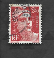 Delcampe - Timbre Oblitéré - Type Marianne De Gandon D'une Valeur De 2 Francs 40 Centimes - Yvert Et Tellier N° 714 - 1945 - 1945-54 Marianne Of Gandon
