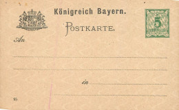 Delcampe - A6157 Postal History CPA Königreich Württemberg 1901 Ganzsache Postkarte To Berlin Uncirculated - Post & Briefboten