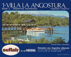 Delcampe - TOURIST BROCHURE VILLA LA ANGOSTURA NEUQUEN PATAGONIA ARGENTINA PUBLICIDAD CHOCOLATE SUFLAIR DE NESTLE - Chocolade