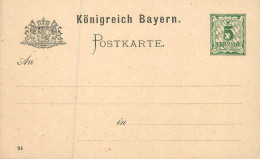 Delcampe - A6157 Postal History CPA Königreich Württemberg 1901 Ganzsache Postkarte To Berlin. Unused Postcard - Post & Briefboten
