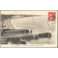 Delcampe - Fécamp (Falaise D'Amont, France), Year: 1934 (dated In Message), Publisher: Lévy Et Neurdein Réunis (Paris). - Fécamp