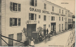 Delcampe - ARS   GRAND HOTEL   ATTELAGE - Ars-sur-Formans