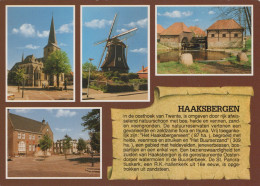 Delcampe - Nederland Haaksbergen Dorpsgezichten Kerk Wind En Watermolen Oblitereerd #SCH327 - Haaksbergen