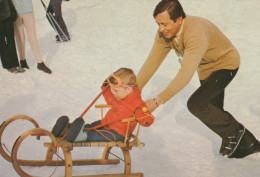 Delcampe - Österreich Lech Wintersport Königliche Familie Rodeln 1972 Affranchiert #SCH275 - Lech