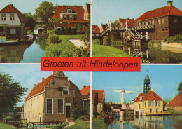 Delcampe - Nederland Hindeloopen Pittoreske Grachten Bruggen En Huizen Afgestempeld #SCH183 - Hindeloopen
