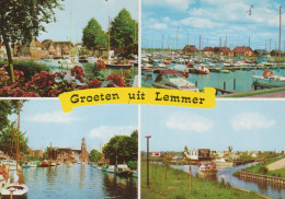 Delcampe - Nederland Lemmer Meerkwartet Jachthaven Grachten Dorpsgezichten #SCH175 - Lemmer