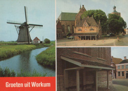 Delcampe - Nederland Workum Windmolen Kerk Historische Gebouwen Geadresseerd #SCH151 - Löwen