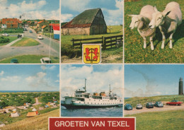 Delcampe - Nederland Texel Noord Holland Waddeneiland Veerboot Duinen Vuurtoren #SCH142 - Texel