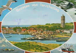 Delcampe - Nederland West Terschelling Brandaris Vuurtoren Haven Gepost #SCH145 - Terschelling