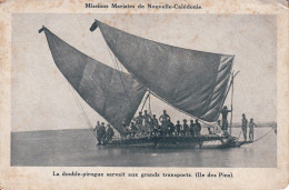 Delcampe - NOUVELLE CALEDONIE(ILE DES PINS) PIROGUE - Nouvelle Calédonie