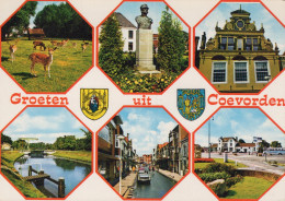Delcampe - Nederland Coevorden Drenthe Diverse Stadsgezichten Architectuur Kanaal #SCH114 - Coevorden