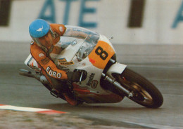Delcampe - Deutschland Motorsport GP Motorrad Rennen Fahrer #8 Kurve Gest #SCH044 - Motorradsport
