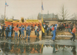 Delcampe - Nederland Workum 13e Elfstedentocht Schaatsen Controlepunt 1985 Gepost #SCG983 - Workum
