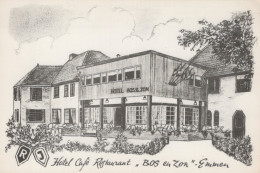 Delcampe - Nederland Emmen Hotel Bos En Zon Architectuur Unposted #SCG859 - Emmen