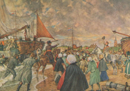 Delcampe - Nederland Scheveningen Aankomst Willem I Kust Historisch 1813 Unposted #SCH721 - Scheveningen