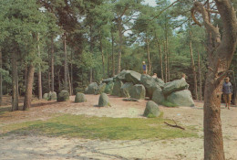 Delcampe - Nederland Exloo Hunebedden Monument Landschap Kinderen #SCH718 - Sonstige & Ohne Zuordnung