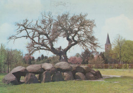 Delcampe - Nederland Rolde Hunebed Megaliet Landschap Boom Kerk Verstuurd #SCH713 - Rolde