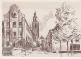 Delcampe - Nederland Vlaardingen Grote Kerk Schoolstraat Architectuur Geadresseerd #SCH711 - Vlaardingen