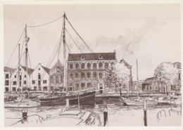 Delcampe - Nederland Vlaardingen Zuid Holland Visserijmuseum Oude Haven Huizen #SCH710 - Vlaardingen