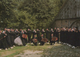 Delcampe - Nederland Ootmarsum Boerendansers Klederdracht Accordeons Oblitère #SCH650 - Ootmarsum
