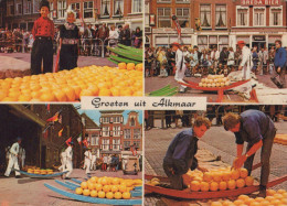 Delcampe - Nederland Alkmaar Noord Holland Kaasmarkt Traditie Mensen Unposted #SCH638 - Alkmaar