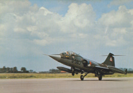 Delcampe - Nederland Luchtmacht Lockheed F 104G Starfighter Militaire Unposted #SCH592 - Materiale