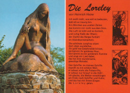 Delcampe - Deutschland St Goarshausen Loreley Denkmal Statue Und Gedicht Unposted #SCH339 - Ávila