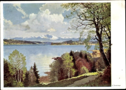 Delcampe - Artiste CPA J. Sussmayr, Starnberger See Oberbayern - Sonstige & Ohne Zuordnung