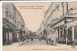 Delcampe - (5)      ORANGE - La Rue De La République - Orange