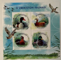 Delcampe - Uzbekistan 2026. Fauna. Birds. Ducks. Souvenir Sheet. MNH - Usbekistan