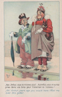 Delcampe - CPA MICH - Humour - N°7015 "Celles Qui Ne S'en Font Pas" - " Non, Arthur, Vous Ne M'aimez Plus ! ... Autrefois, ... " - Mich