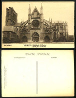 Delcampe - Belgium Old B/W  Postcard YPRES St-Martin's Cathedral - Autres & Non Classés
