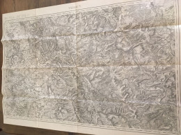 Delcampe - TRES JOLI LOT  TRES ANCIENNES CARTES  ETAT MAJOR : VERDUN-ROCROI- REIMS-LAON Etc - Topographical Maps