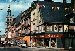 Delcampe - CPM - BERNAY - La Rue Thiers (commerces) - Edition Artaud - Bernay