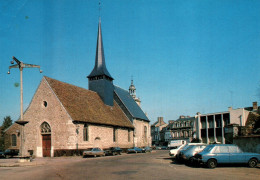 Delcampe - CPM - St ANDRÉ-de-L'EURE - L'Église (parking Voitures) - Edition La Cigogne - Autres & Non Classés