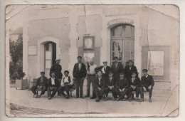 Delcampe - REF 492 : Carte Photo CPA 27 CHATEAU GAILLARD Gare Animation - Autres & Non Classés