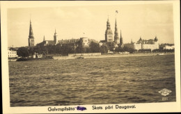 Delcampe - CPA Riga Lettland, Skats Pari Daugavai - Lettland