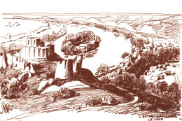 Delcampe - CPM - CHATEAU-GAILLARD - Illustration "Le Camp" - Edition L.I.R. - Autres & Non Classés