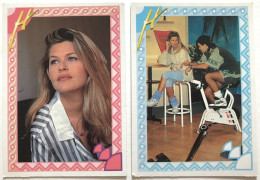 Delcampe - Image - Carte De Collection Panini - Hélène Et Les Garçons - Linda Et Christophe - Télévision - Série TV - Sitcom - Colecciones