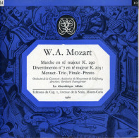 Delcampe - Marche En Ré Majeur K. 290 / Divertimento N. 7 En Ré Majeur K. 205 - Non Classés