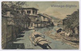 Delcampe - Manila / Philippines:  Canal Boats - Kemlein & Johnson Posted To Mallorca (Vintage PC ~1910s) - Philippines