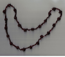 Delcampe - 5x2 * FEINSTE GRANATKETTE * 65 Cm GESCHLIFFENE STEINE OHNE VERSCHLUSS - Sonstige & Ohne Zuordnung